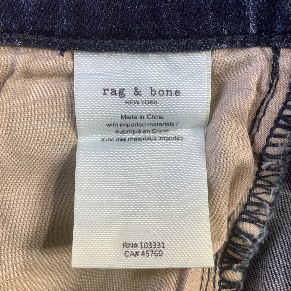 Rag & Bone Women's Blue Jeans - Picture 10 of 16